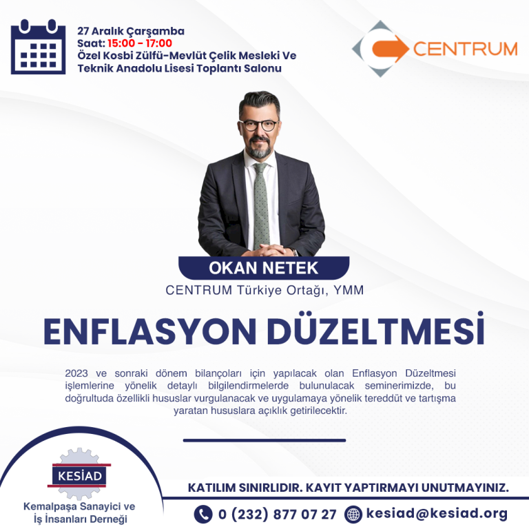 Enflasyon Düzeltmesi KESİAD